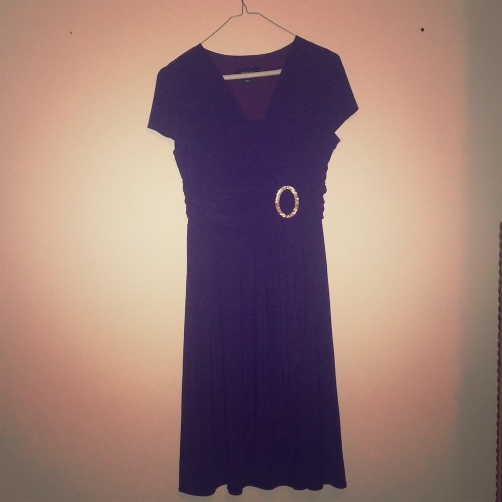 Purple formal dress